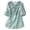 Blue, variant on Embroidery Collar Blouse Summer Lace Trim Five Point Sleeve Casual Top