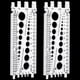 thumbnail image 2 of Probador de Roscas de Tuercas de Pernos en Pulgadas y Métricas Medidores de Pernos Probador de Calibre de Tamaño Métrico Herramienta de Medición para Medir Tornillos de Pernos-B, 2 of 7