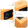 thumbnail image 3 of ORDDIART Small Yellow Password Bank Strongbox for Home Money Storage and Desktop Display, 3 of 5