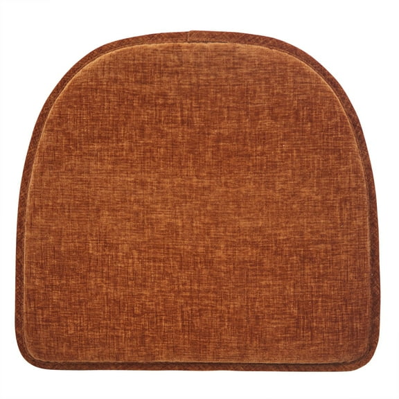 Gripper Non-Slip Plush Chair Cushion 16" x 15" x 2" - Set of 2
