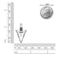 thumbnail image 6 of Stainless Steel Arrow Head Pendant Jewelry For Men - 24 Inch Round Box Chain, 6 of 6