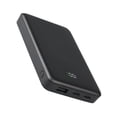 thumbnail image 3 of onn 10,000 mAh Portable Power Bank with Fast Charging Output (20W), Dual USB-C ports, USB port, LED Digital Display, Black - Compatible with iPhone, iPad, AirPods, Samsung Galaxy, Note, Pixel & More, 3 of 5