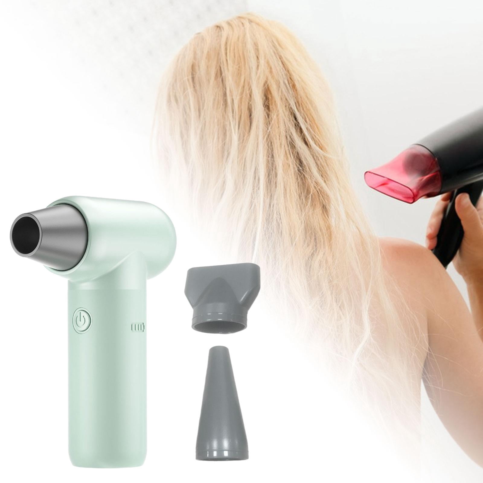 Tongina Cordless Hair Dryer Blow Dryer Household Fast Drying 3 Mouthes Portable Engine Fan Powerful Blow Dryer for Keyboards green