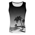 thumbnail image 3 of Fshinging Essentials Women's Tank Top Racerback Gradient Casual Print Sleeveless Outfits 2026 Grey XXXL, 3 of 3