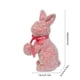 thumbnail image 3 of ddioayh Easter Bunny Ornament Glittery Textured Multi-Expression Simulation Flock Bunny with Satin Bow for Home Garden Patio Outdoor Decor, 3 of 6