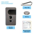 thumbnail image 2 of POINTERTECK 2Pack For Craftsman Garage Door Opener 3 button Remote 390MHz  Frequency, 2 of 12