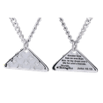 thumbnail image 3 of Men's Stainless Steel Folded Flag Necklace-John 15:13 by Shields of Strength, 3 of 4