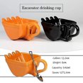 thumbnail image 2 of Juego de regalos de tazas de café, tazas de porcelana con alfabeto con almohadilla más cálida, tapa de cerámica, 2 of 5