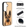 thumbnail image 2 of WIRESTER Shockproof Soft Rubber Cover Case for Samsung Galaxy S26+ / S26 Plus 6.7" 2026, Black Tan German Shepherd Dog On Sunset Background, 2 of 5