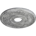 thumbnail image 3 of Ekena Millwork 16"OD x 3 5/8"ID x 3/4"P Melonie Ceiling Medallion (Fits Canopies up to 6 3/8"), Hand-Painted Ultra Pure White Crackle, 3 of 6