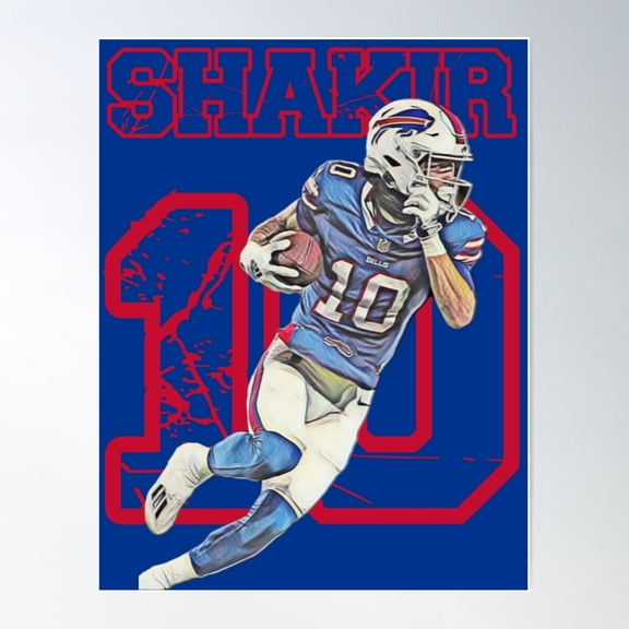 Khalil Shakir Poster Wall Art, Modern Wall Decor For Living Room Bedroom, 8x12 UNFRAMED