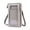 Gray, variant on Crossbody Phone Bag With Touch Screen Window, PU Leather Small Sling Purse With Card Slots, Adjustable Strap & Charging Port, Hands-Free For Travel Work
