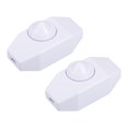 thumbnail image 1 of Unique Bargains Rotary Cord Switch AC 250V 2A Slide Control Lamp Dimmer 100-Watt White 2pcs, 1 of 3
