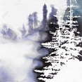 thumbnail image 3 of Silhouette de Forêt - Toile 36"x36 Pouces - Impression à la Demande, 3 of 5