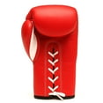 thumbnail image 3 of Premium All-Leather Professional Fight Gloves Padded, Pre-Curved, Safety-Focused Design with Layered Foam and Attached Thumb, for High-Performance Combat, 3 of 6