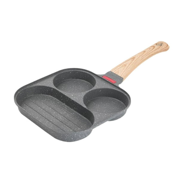 Sartén para huevos de dibujos animados, máquina para hacer tortitas, sartén multifuncional para huevos con mango de madera para Cocina