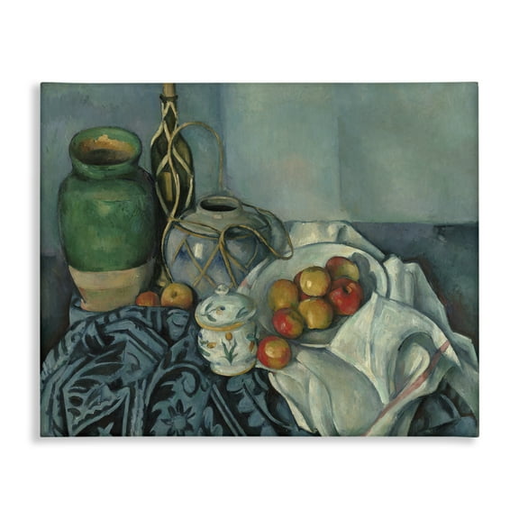 Stupell Industries Classic Cezanne Apples Still Life Food & Beverage Painting Wrapped Canvas Art Print Wall Art, 20 x 16