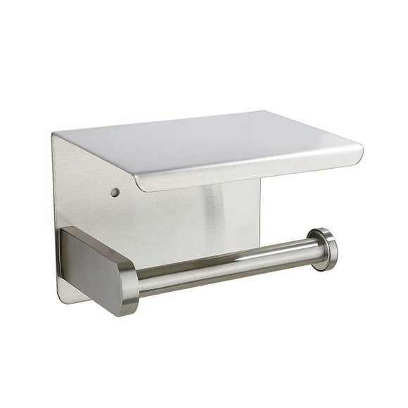 Advancent Soporte de papel higiénico para baño, estante de papel higiénico multifunción de acero inoxidable, estante de almacenamiento de toallas para Juegos de accesorios de baño plata Advancent HA4512-01B