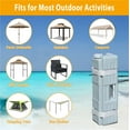 thumbnail image 2 of Eurmax Outdoor Canopy Weights (Set of 4) – 124 lbs. Gray Water Weights, 2 of 6