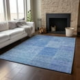 thumbnail image 6 of Addison Rugs Mayfield Washable Transitional Patchwork Denim Rectangle Rug, 3' x 5', 6 of 6