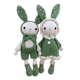 thumbnail image 1 of Inteprter Crochet Kit for Beginner Cute Rabbits Includes Hook,  Accessories Yarn, Almacenamiento y organización del hogar Verde, 1 of 1
