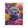 thumbnail image 5 of Paint By Numbers Kit for Adults Beginner - Adorable Hedgehog Among Colorful Blooms DIY Canvas Painting Kits for Adults, Frameless Paint By Number for Adults for Home Wall Decor 16x20 Inch, 5 of 7