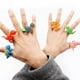 thumbnail image 2 of 6 unids/set lindo dinosaurio de dibujos animados anillos de PVC suave anillo de dedo de PVC regalo para niños, 2 of 7