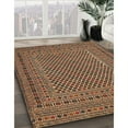 thumbnail image 3 of Ahgly Company Machine Washable Indoor Square Traditional Peru Brown Area Rugs, 6' Square, 3 of 7