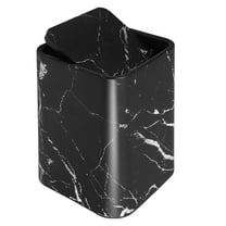 HOMEMAXS Modern Marble Pattern Trash Can with Lid for Living Room Kitchen Bathroom Waste Basket Bathroom  Trash Can Bedroom Trash Can