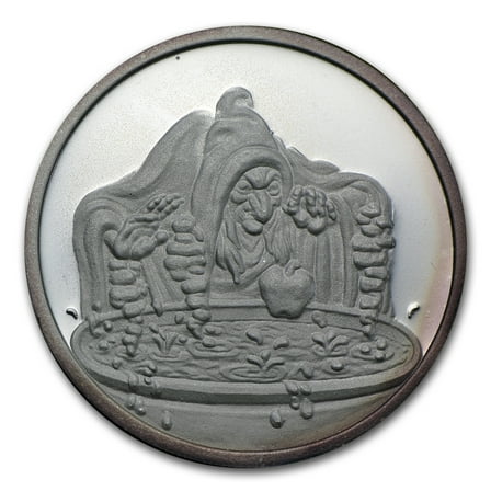 1 oz Silver - Disney's Snow White 50th Anniv (Witch, w/Box & COA)