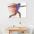 thumbnail image 3 of COMIO Running Female Action Wall Art Poster, Decoration for Office, Gym, Home, Ideal Gift for Fitness Enthusiast, Runner, Athlete, Sprinter, Jogger, Footballer, Sport Enthusiast, 3 of 5