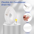 thumbnail image 3 of Uxcell 9.84ft Air Conditioner Drain Kit, Universal AC Drain Hose with Clamp for Mini-Split Window AC Unit, 3 of 6
