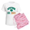 thumbnail image 6 of CafePress - New York Irish Women's Light Pajamas - Women's Short Sleeve Print T-Shirt and Pants Light Cotton Pajama Set, 6 of 7