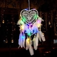 thumbnail image 1 of New Home Essentials Dream Wind Chimes Colorful Feathers Dream Wind Chimes Home Room Wall Decoration Outdoor Wind Chimes, 1 of 4