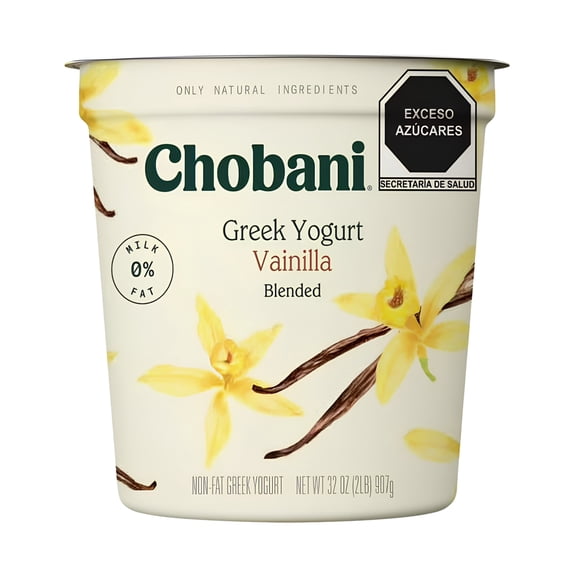 Yogurt Chobani estilo griego con vainilla 907 g