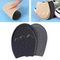 thumbnail image 3 of Almohadillas metatarsianas de 2 piezas, insertos de zapatos reutilizables, cojines de bola de pie todo el Ronda negra Colcomx Cojín de antepié, 3 of 6