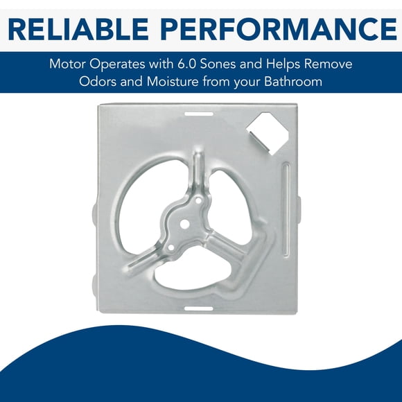 Broan-NuTone RE70BN 70 Kit de Remplacement de Moteur de Ventilateur d'Extraction de Salle de Bain, Kit de Remplacement Facile pour Ventilateurs de Bain 70 CFM et 50 CFM, Blanc