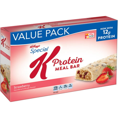 Kellogg's Spécial K Fraise Protéines Barres de repas, 1,59 oz, 12 count