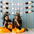 thumbnail image 2 of 36Pcs Pink Halloween Boo Banner Garland Halloween Party Decorations Ghost Witch Hat Boo Garlands Cute Boo Hanging Decoration Photo Booth Background for Girls Birthday Baby Shower Party Decor Supplies, 2 of 8
