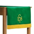 thumbnail image 2 of Christian Brands Livre l'Église KC137 Rouge & Vert Chemin de Table avec Franges, 2 of 2