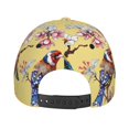 thumbnail image 6 of Naloa Original Classic Low Profile Hat Men Women Baseball Cap Dad Hat Adjustable Unconstructed Beautiful Bright Birds And Flowers Print Cap, 6 of 9