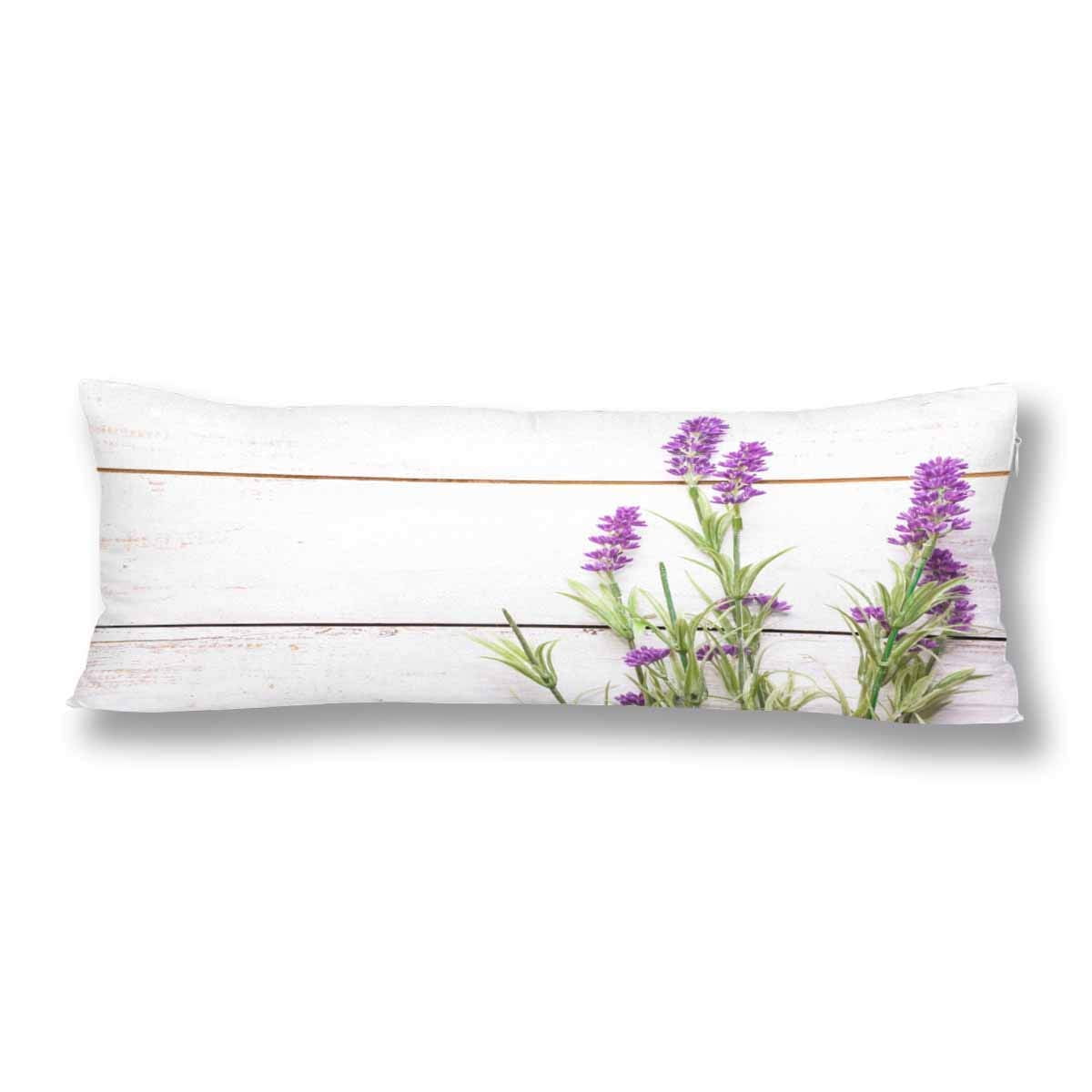 Gckg Purple Lavender Wood Background Body Pillow Covers