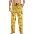 thumbnail image 4 of GZHJMY Halloween Pajama Pants, Men's Drawstring Lounge Pants, Casual Pajama Bottoms with Pockets, Christmas New Year Birthday Gifts, X-Large, 4 of 7