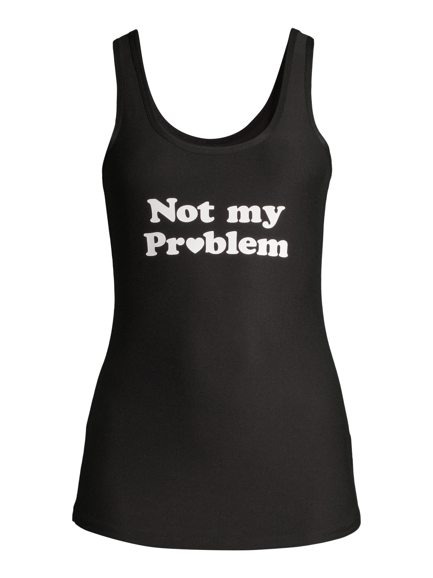 No Boundaries Juniors' Scoop Neck Tank Top