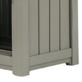 thumbnail image 4 of Dextrus 24 Gallon Outdoor Package Delivery Storage Box with Anti-Theft Lockable Secure, Waterproof Resin Packages Drop Box for Porch, Curbside,Light Brown, 4 of 11