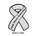 thumbnail image 5 of SIEYIO Ribbon Enamel Brooch Pins Lung Cancers Prevention Awareness Brooch Lapel Badges, 5 of 11
