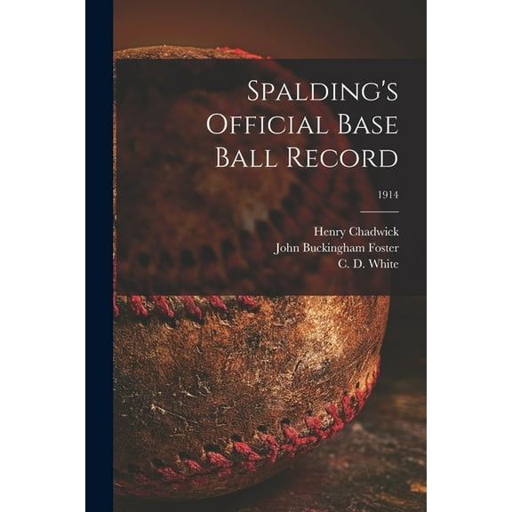 Spalding's Official Base Ball Record; 1914, (Paperback)