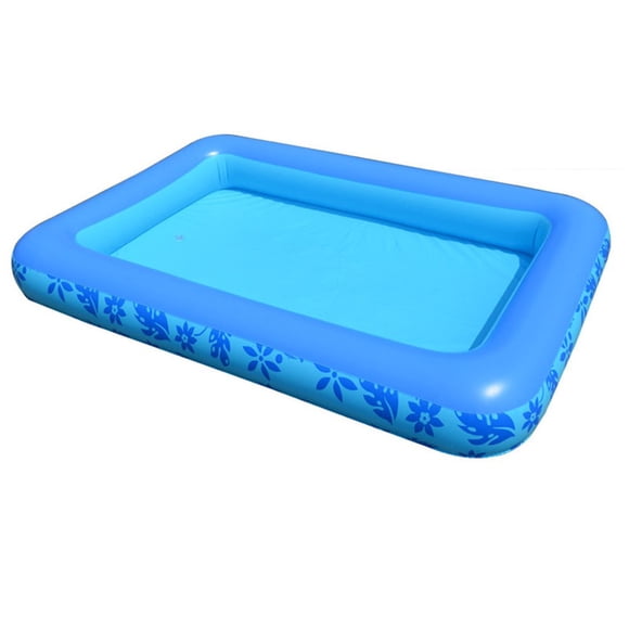 Piscine Gonflable Familiale pour Enfants Bébé Balle Océan Sable Piscine Jouets de Bain Carrée