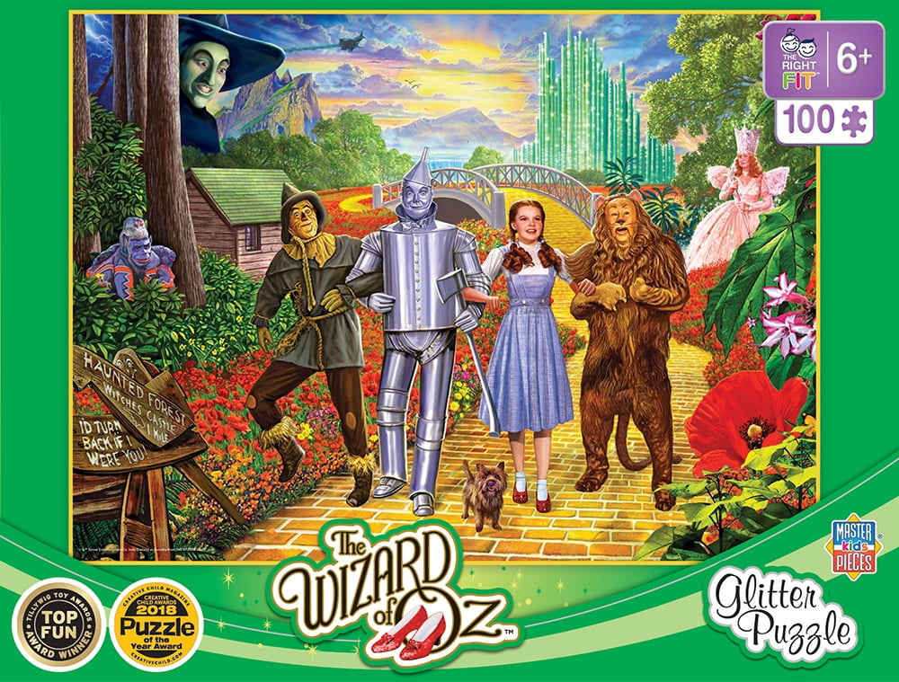 Game Wizard Of Oz Panoramic Puzzle Fun Challenge 1000pc Movie Collectible 
