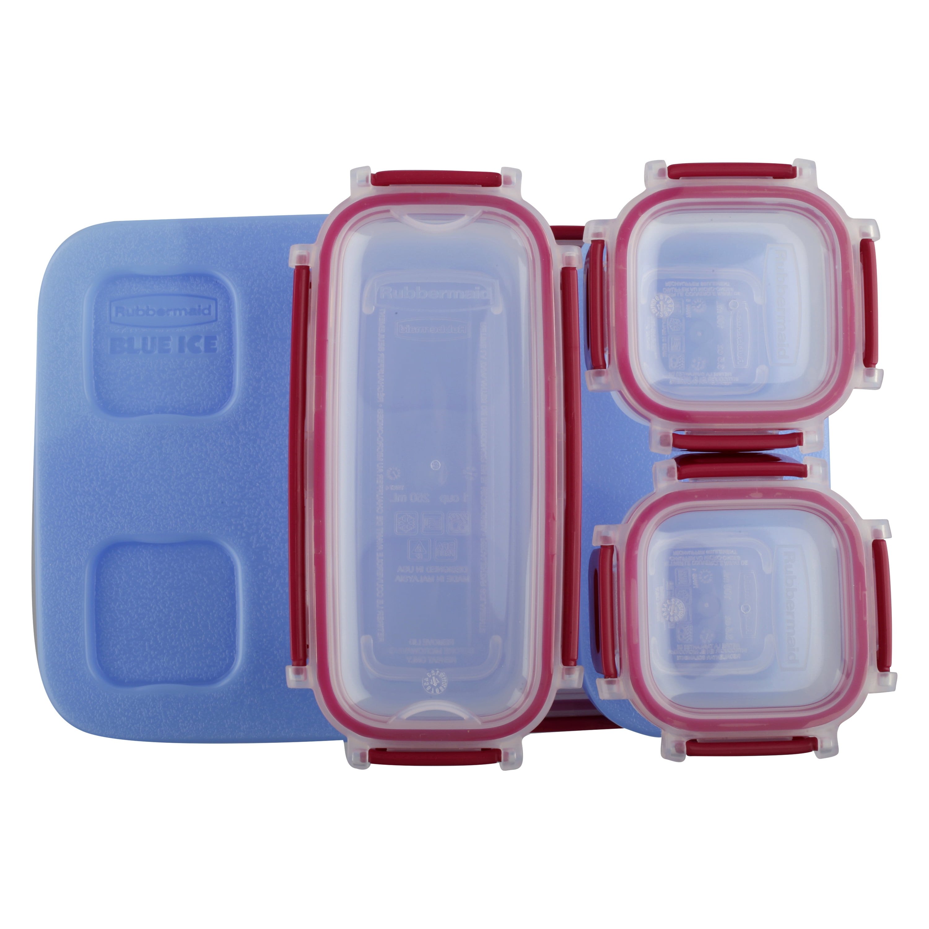 Rubbermaid Lunchblox Leakproof Container Set, Large, 12 Pieces
